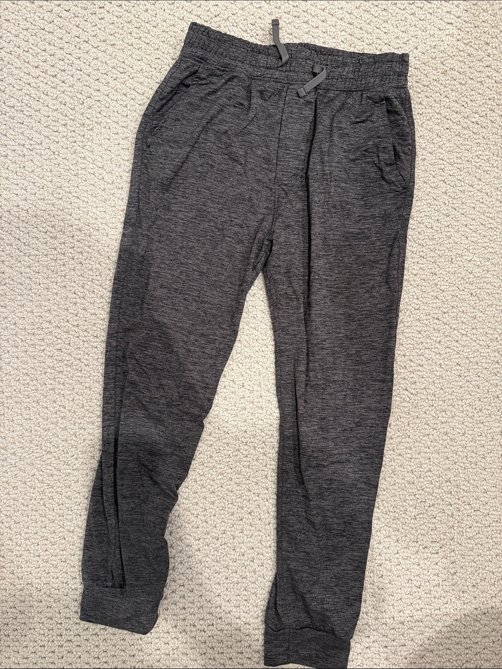 abercrombie kids Dark Gray Heather Jogger Pants